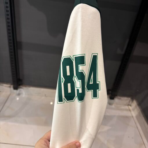 Louis V Full Sleeved Cotton Intarsia Green Crewneck - Image 2