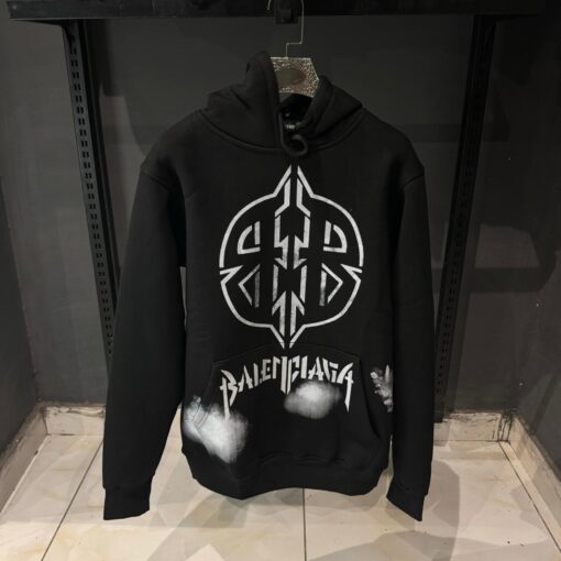 BB Metal BB cotton fleece hoodie