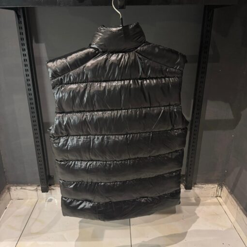 MN Black Moncler Tibb Down Vest - Image 5