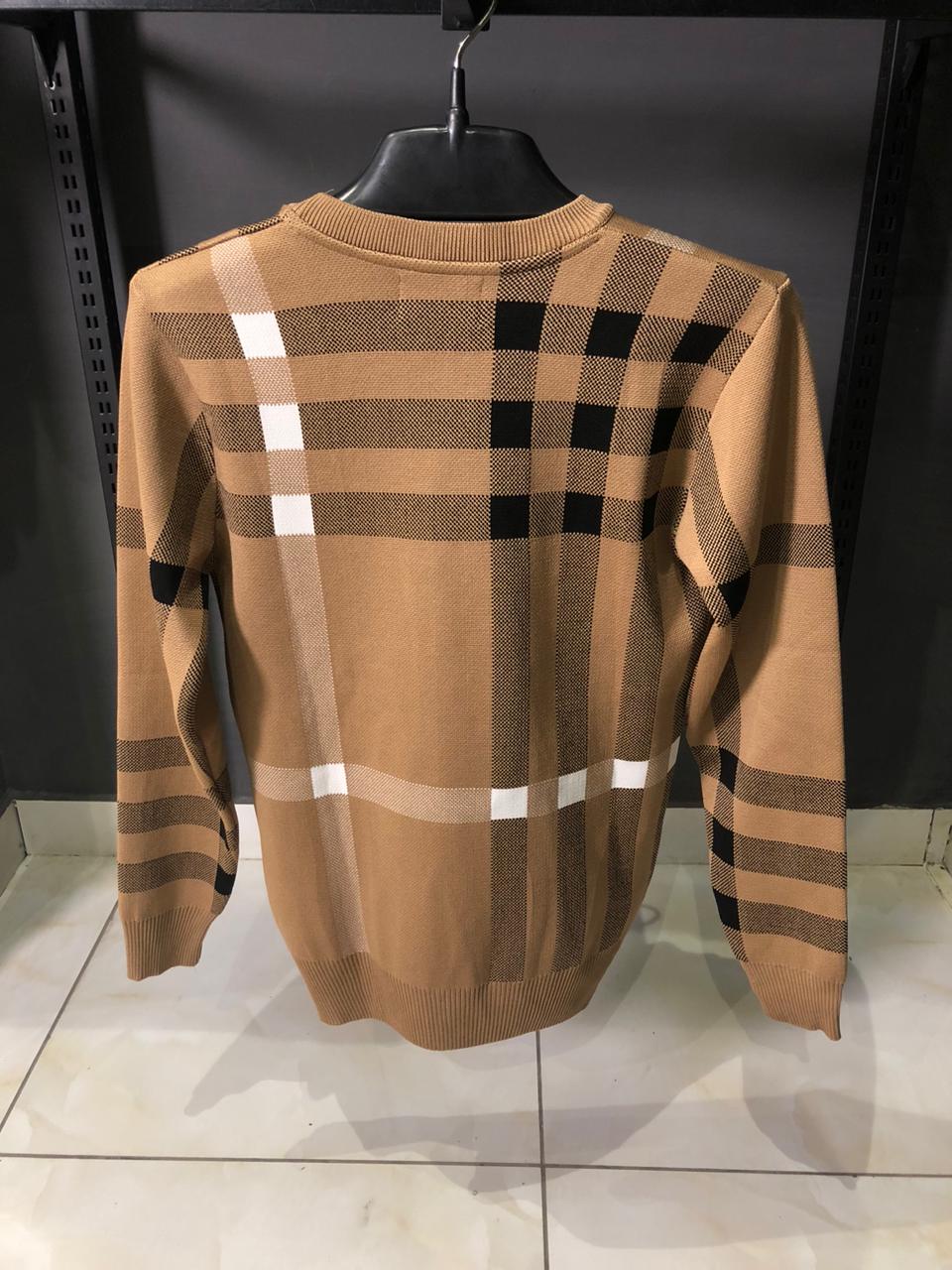 BR Vintage Check cardigan Sweater - Image 2