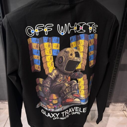 OFFW Galaxy Print Sweatshirt - Image 3
