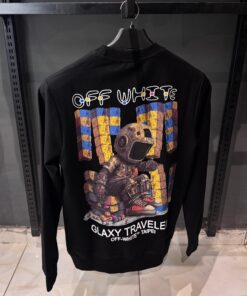 Alternative view of OFFW Galaxy Print Sweatshirt