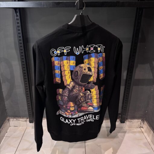 OFFW Galaxy Print Sweatshirt - Image 2