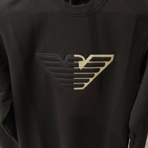 AX Sweatshirt with Embossed Oversized Eagle - Image 2