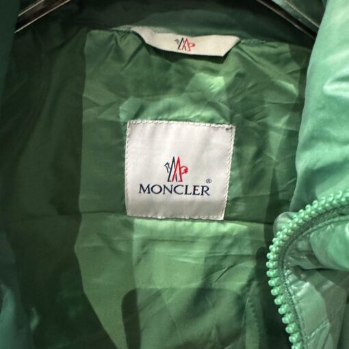 MN Maya Puffer green sleeveless Jacket - Image 3