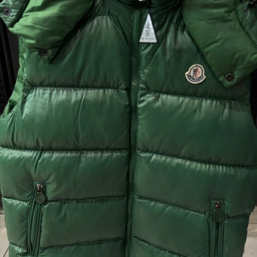 MN Maya Puffer green sleeveless Jacket - Image 2