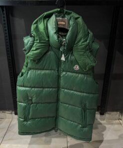 MN Maya Puffer green sleeveless Jacket