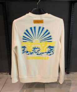 Alternative view of Louis V Intarsia Graphic Sweatshirt offwhite