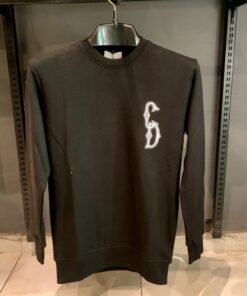 Dior Black Sweatshirt with Front Logo