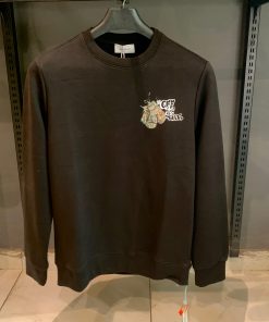 OFFW Black Sweatshirt with Multicolored Gloves