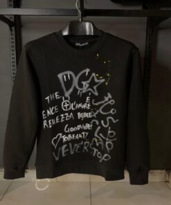 DG Graffiti Letter Black Sweatshirt