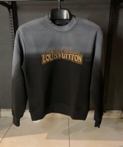 Louis V Embroidered Logo Sweatshirt