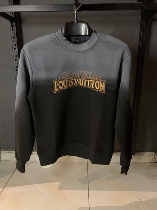 Louis V Embroidered Logo Sweatshirt