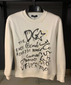 DG Graffiti Letter OffWhite Sweatshirt