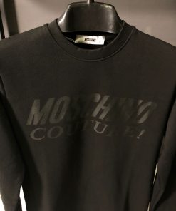 Alternative view of Mos Black Sweatshirt with Printed Logo
