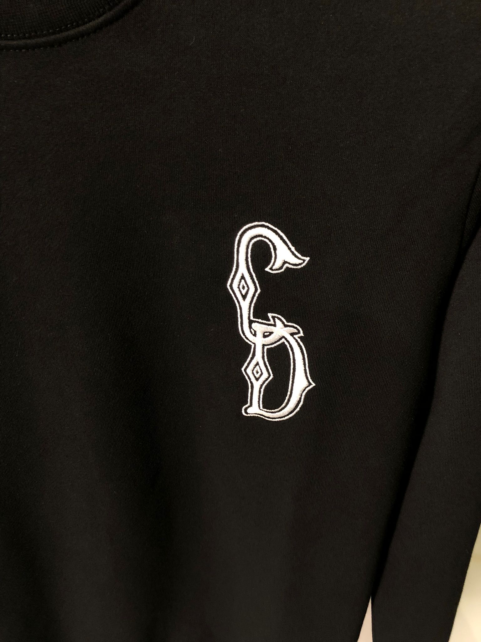 Dior Black Sweatshirt with Front Logo - Image 2