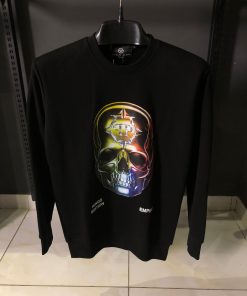 Philipp P Chrome Skull Print Sweatshirt