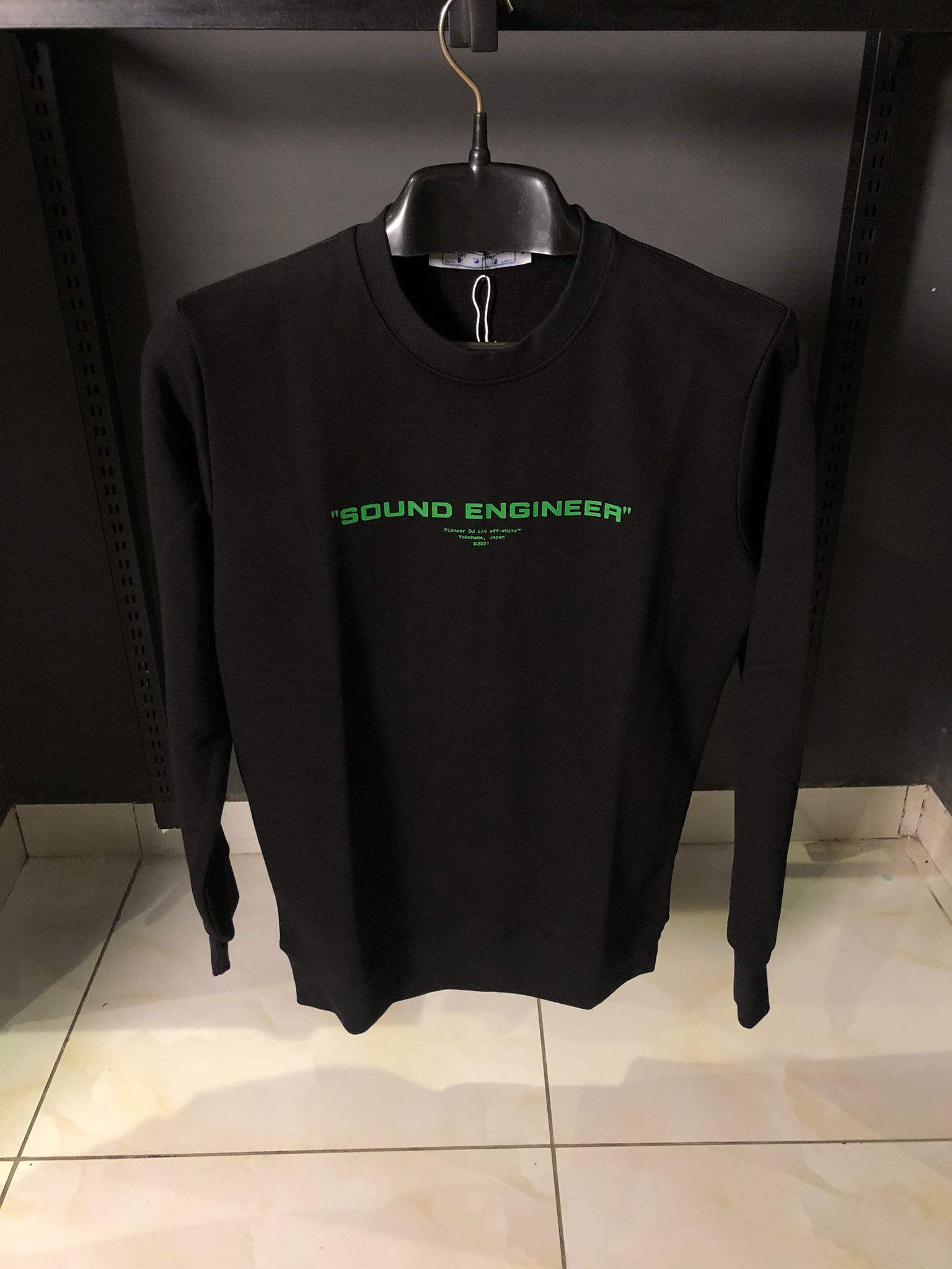 OFFW Incompiuto Black Sweatshirt