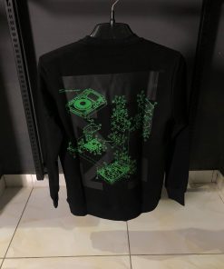 Alternative view of OFFW Incompiuto Black Sweatshirt