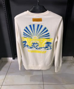 Alternative view of Louis V Intarsia Graphic Sweatshirt offwhite