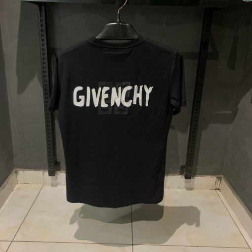 GV Striped Black Tshirt with Back Logo - Image 2