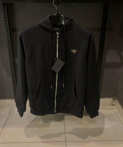 Prada Black Hoodie Inner Nylon