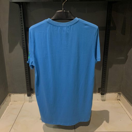 DSQ Blue T Shirt with front logo - Image 2