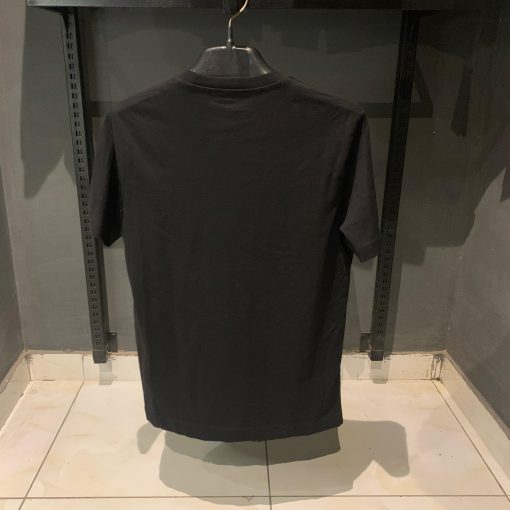 PA Black TShirt with Stone Logo oversized - Image 2