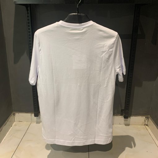 GC White Printed TShirt with Front Face - Image 2