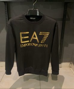 AX Black Sweatshirt Golden Letters
