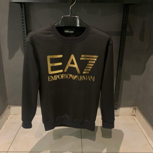 AX Black Sweatshirt Golden Letters