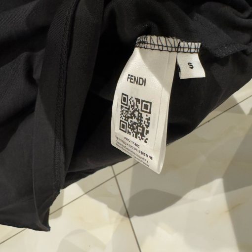 FF Black T Shirt with Square Logo - Image 3