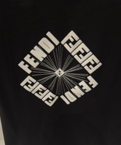 Alternative view of FF Black T Shirt with Square Logo