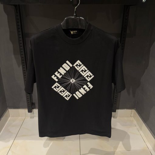 FF Black T Shirt with Square Logo