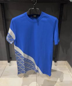FF Blue Pattern T Shirt