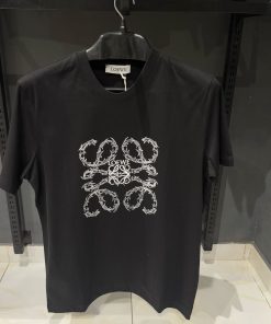 LOW Black TShirt with Front Logo