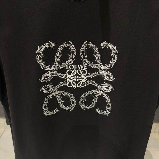 LOW Black TShirt with Front Logo - Image 2