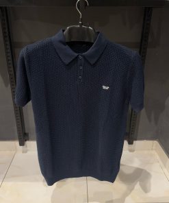 Prada Blue Structured Polo Tshirt