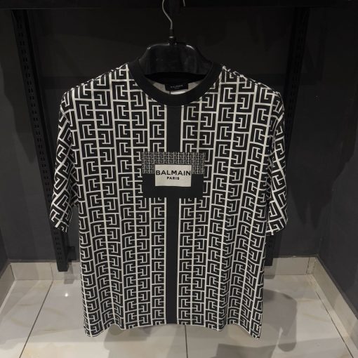 BLM Monogram Flock Print T shirt