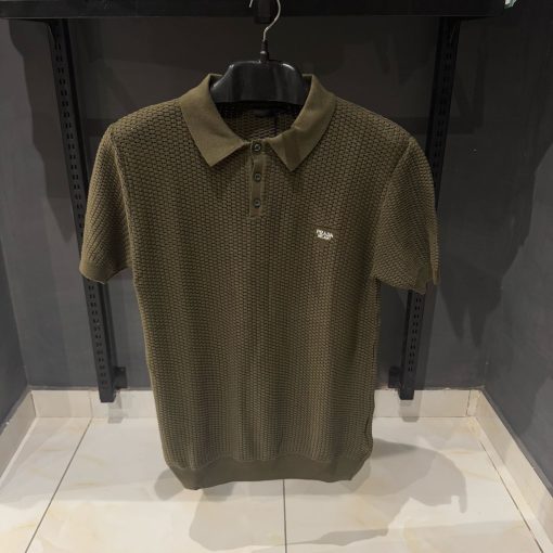PD Green Structured Polo Tshirt