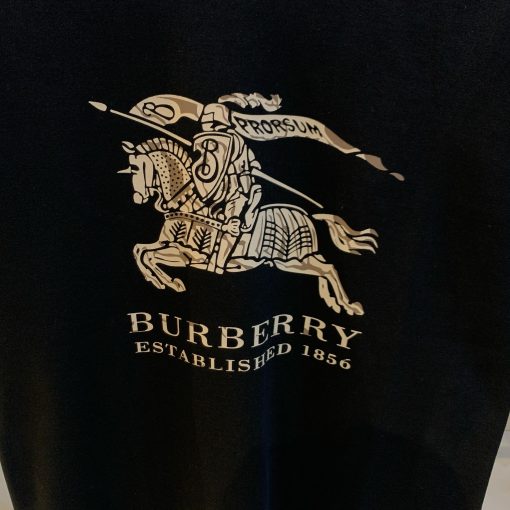 BR Black Oversized TShirt with front logo - Image 2