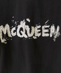 Alternative view of McQueen  Graffiti  Logo t Shirt