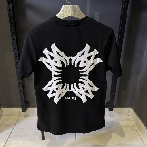 AR Black Logo Printed T Shirt - Image 2