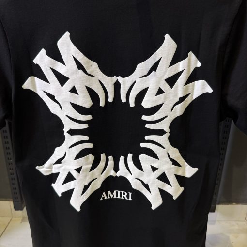 AR Black Logo Printed T Shirt - Image 3
