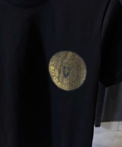 Alternative view of BLM Boys Black Cotton Coin Logo T-Shirt