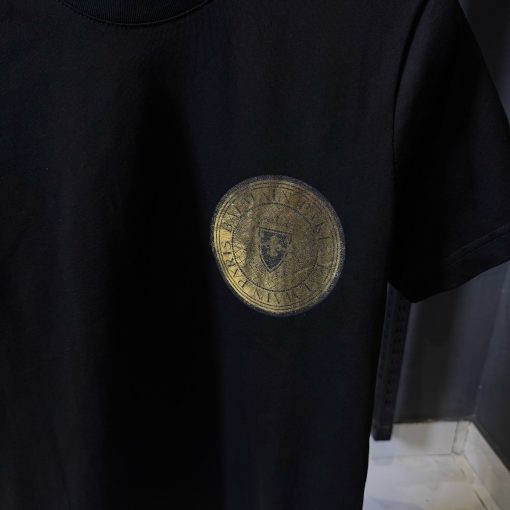 BLM Boys Black Cotton Coin Logo T-Shirt - Image 2