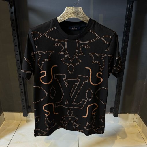 Louis V Parinted  Cotton T Shirt