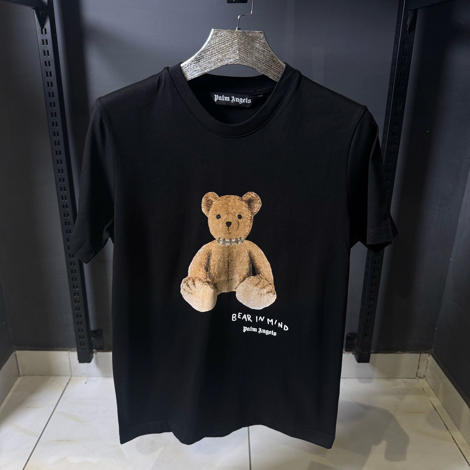 PA Teddy Bear T shirt Black