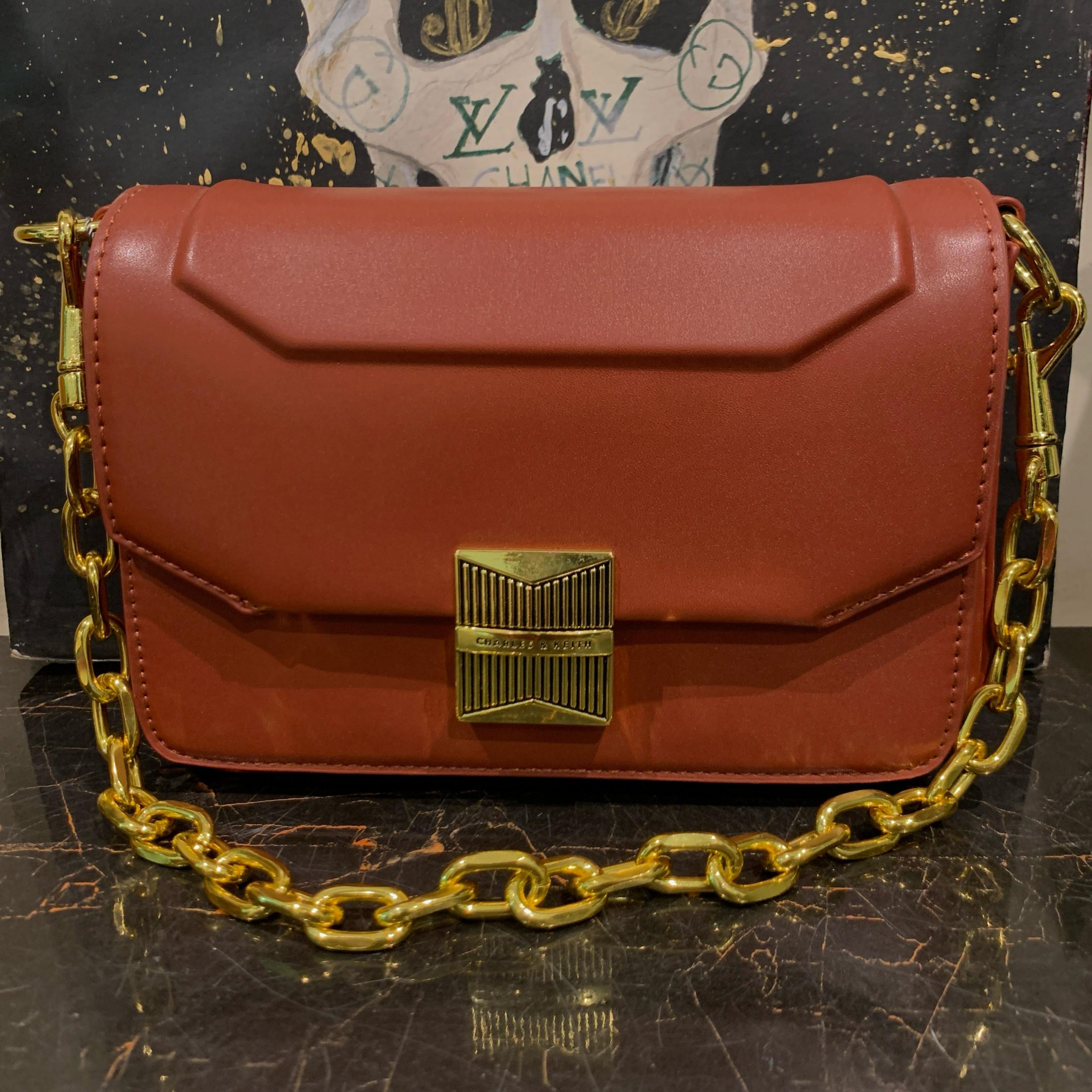 Charles and Keith sling bag