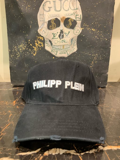 Philipp Plein Logo Embroidered Baseball Cap